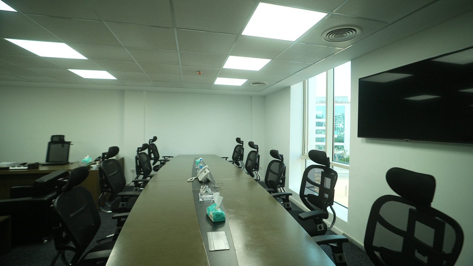 The boardroom at Building 187
