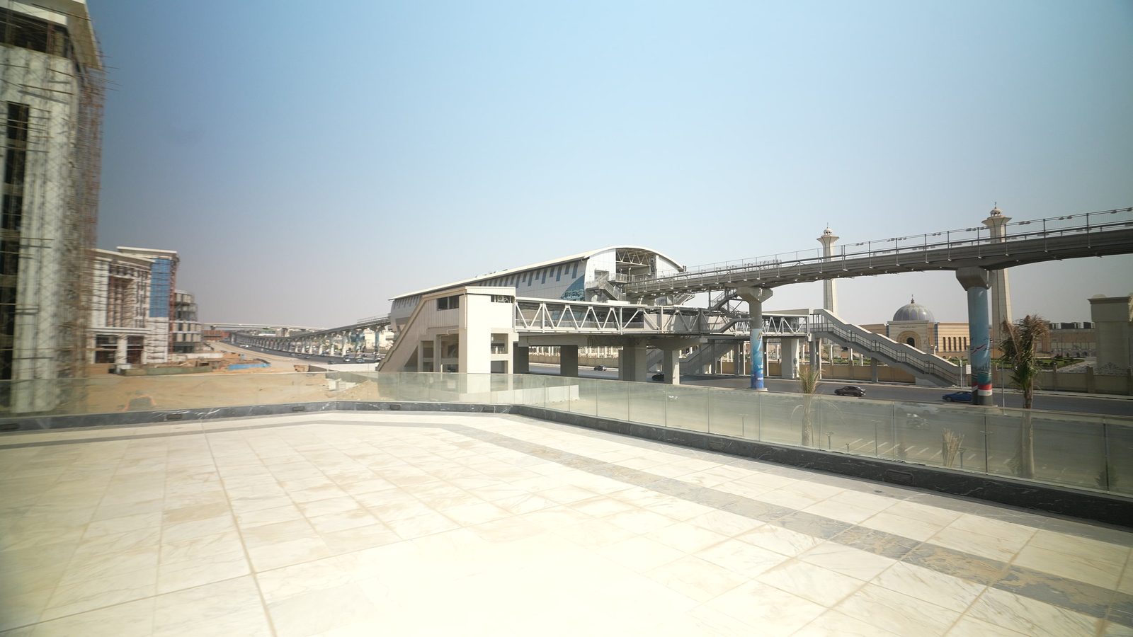 Monorail view from The Aureum